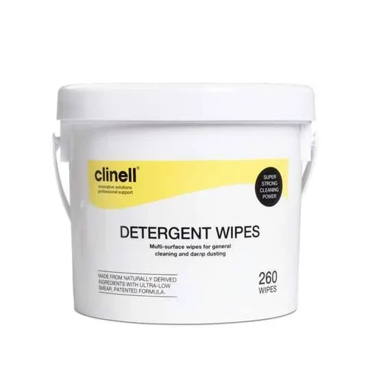 Clinell Detergent Wipes Tub of 260