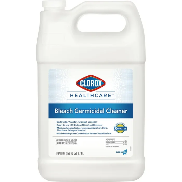 Clorox Healthcare Bleach Germicidal Cleaner, 1 gal. Jug