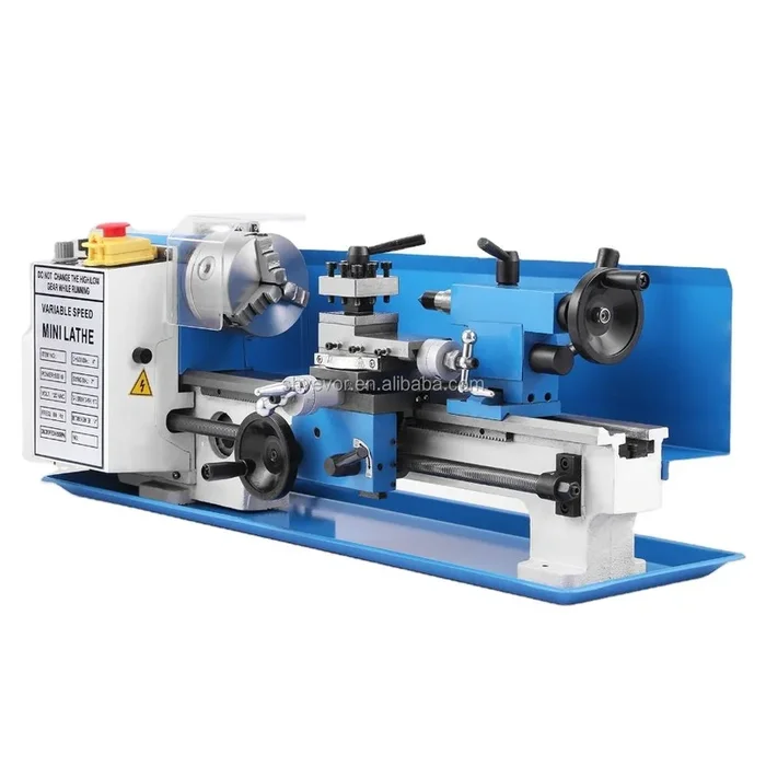 CNC Multifunctional Vertical Lathe Mini Metal Lathe Machine I 550w Strong power I 350mm Processing distance