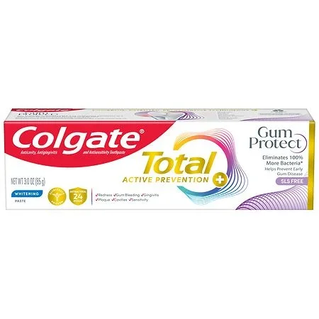 Colgate Total Active Prevention Gum Protect Whitening Toothpaste – Mint – 3.0oz