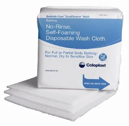 Coloplast Bedside-Care EasiCleanse Bath Wipe Soft Pack Sodium Cocoyl Isathionate / Panthenol Unscented 5 Count – 7056