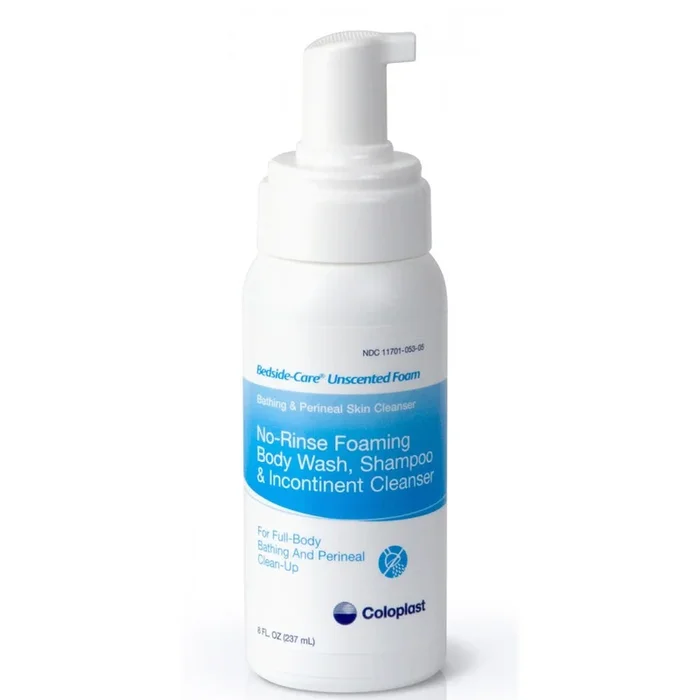 Coloplast Bedside Care Foam, Unscented 8 oz 6 Pack