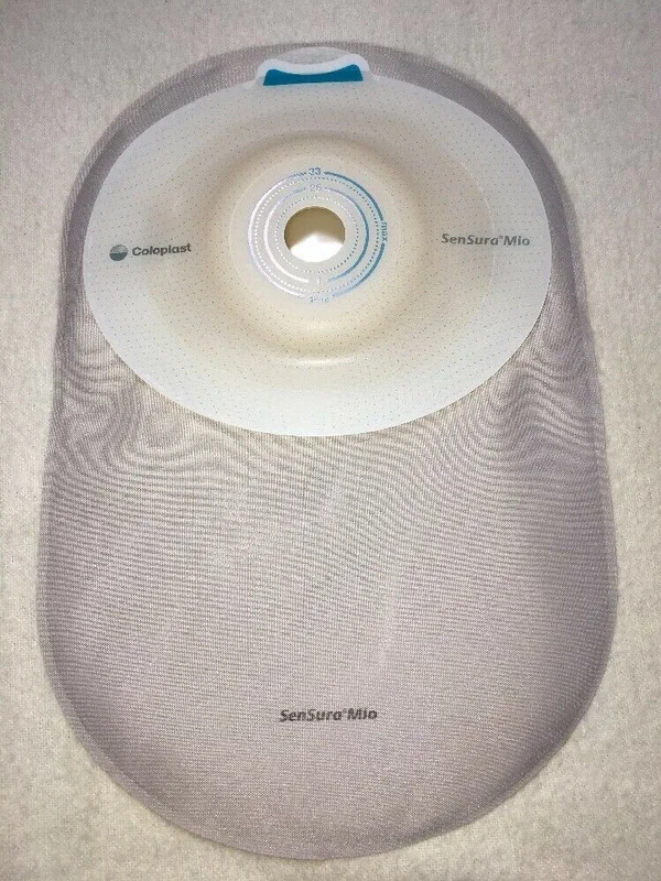 Coloplast SenSura Mio Convex Filtered Ostomy Pouch One-Piece System 8-1/4 Inch Length, Maxi 5/8 to 1-5/16 Inch Stoma Closed End Convex Light, Trim to Fit – 16326