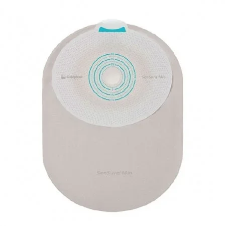 Coloplast SenSura Mio Filtered Ostomy Pouch One-Piece System Mini 5/8 to 1-3/4 Inch Stoma Closed End Flat, Trim To Fit – 10870