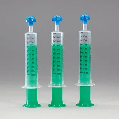 Comar Oral Dispensers with Tip Caps, 10mL – Clear