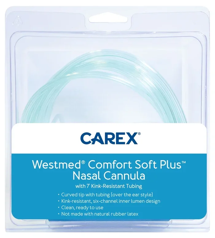 COMFORT SOFT PLUS 7′ OXYGEN NASAL CANNULA