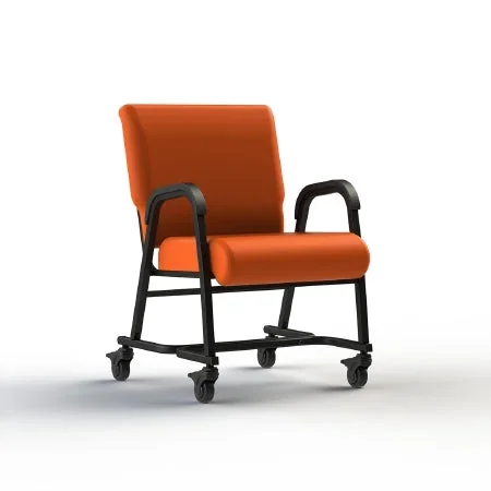 ComforTEK Seating Inc CHAIR, DINNING W/CASTER BARIATRIC TANGERINE/TANGERINE 22″ – 841CAS-22-5430-5430-SH20