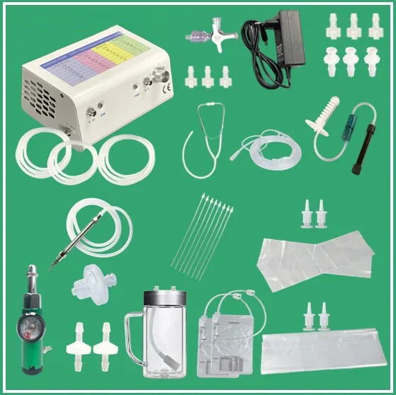 Complete Medical Ozone Machine Kit for Effective Therapy – Dental, Rectal Insufflation, Bagging, Vaginal Treatment, Inhalation of ozonated Oil Included I MOZ2AD