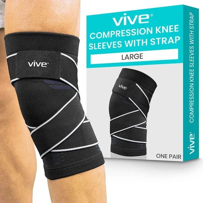 Compression Knee Sleeve with straps