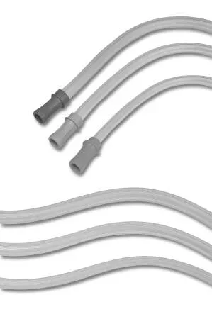 Conmed Connector Tubing 12 Foot Length 1/4 Inch ID Sterile Female Connector Clear Smooth OT Surface NonConductive Plastic – 36550