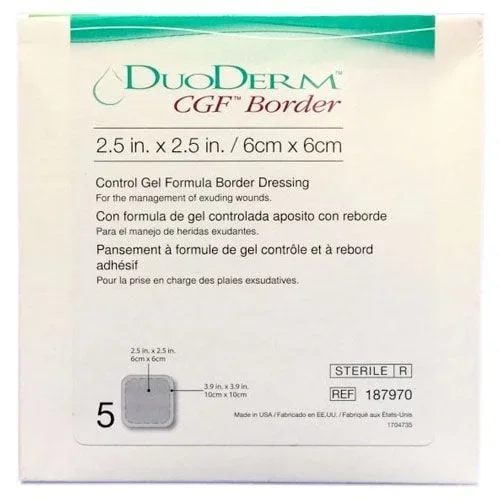 Convatec Duoderm CGF Border Aderosio 2.5 “x 2.5” 187970