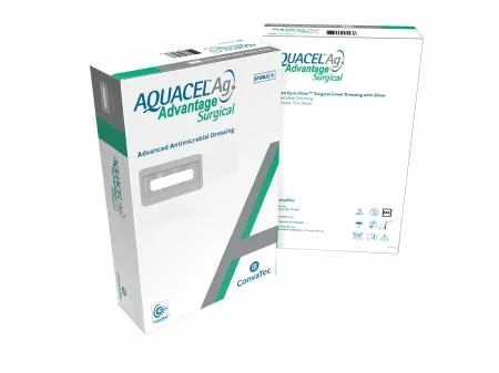 Convatec Silver Dressing Aquacel Ag Advantage Surgical 3-1/2 X 6 Inch Rectangle Sterile – 422604