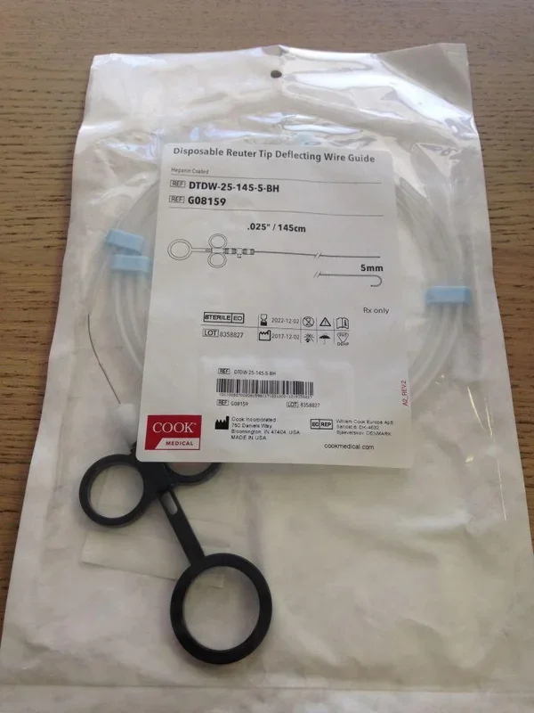 Cook Medical Deflecting Guidewire J-Shaped Tip Extra-stiff – G08159