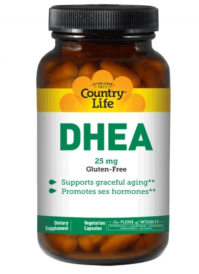 Country Life Biochem DHEA 25mg 90 Vegetable Capsules