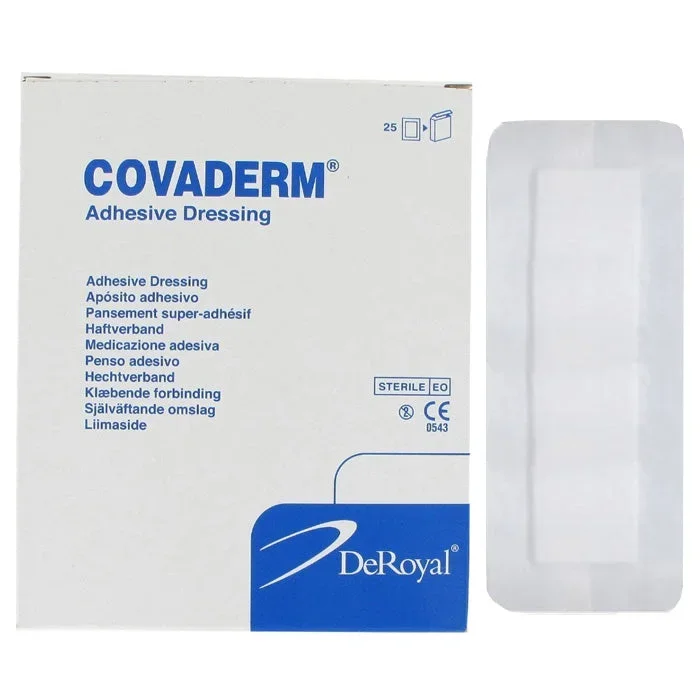 Covaderm Adhesive Wound Dressing 4″ x 14″ with 2″ x 11″ Pad