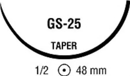 Covidien Polysorb Suture with Needle Absorbable Coated Undyed Suture Braided Polyester Size 1 36 Inch Suture 1-Needle 48 mm Length 1/2 Circle Taper Point Needle – CL975