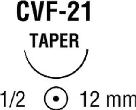 Covidien Polysorb Suture with Needle Absorbable Coated Undyed Suture Braided Polyester Size 4-0 18 Inch Suture 1-Needle 12 mm Length 1/2 Circle Taper Point Needle – SL431