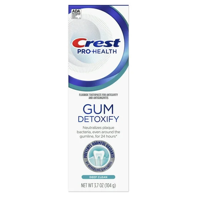 Crest Pro-Health Gum Detoxify Toothpaste Deep Clean 3.7Oz