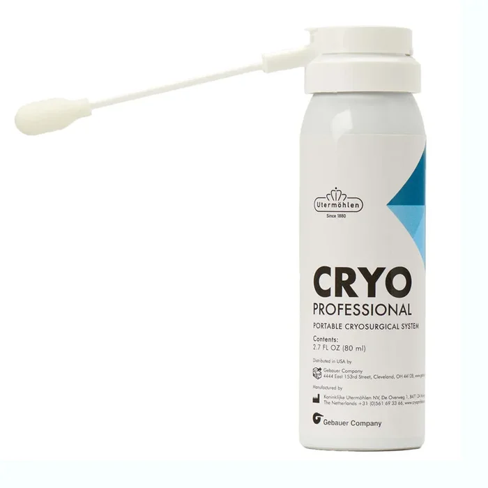 Cryosurgery Kit Cryo Professional System with (2) 80mL Cryogen Canisters, (50) 5mm Applicators, 6/Case