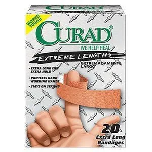 Curad Extreme Hold Fabric Adhesive Bandage, Assorted Sizes