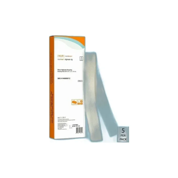 CuraVance Silver Alginate Dressing Rope, 12″