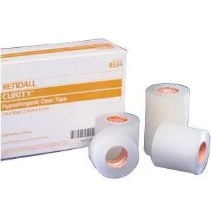 Curity Hypoallergenic Clear Tape 3″ x 10 yds.