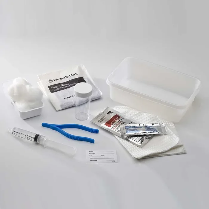 Curity Universal Catheterization Tray with 10 cc Syringe and BZK Prep