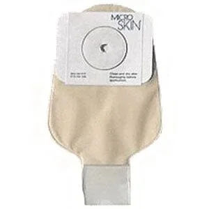 Cymed One-piece Drainable Pouch with Cut-to-fit MicroSkin® Adhesive Plain Barrier 1-3/4″ Stoma Opening, 11″ L, Clear, Odor-proof Film, Comfort Backing, Latex-free