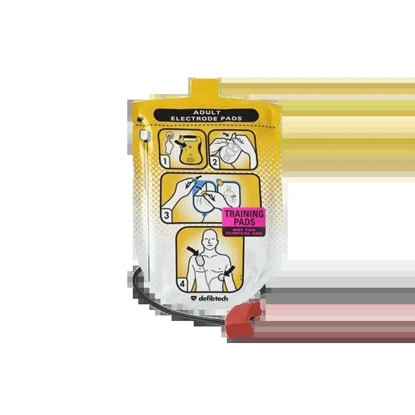 Defibtech Lifeline Adult AED Training Pads, 1 Set w/ Wire