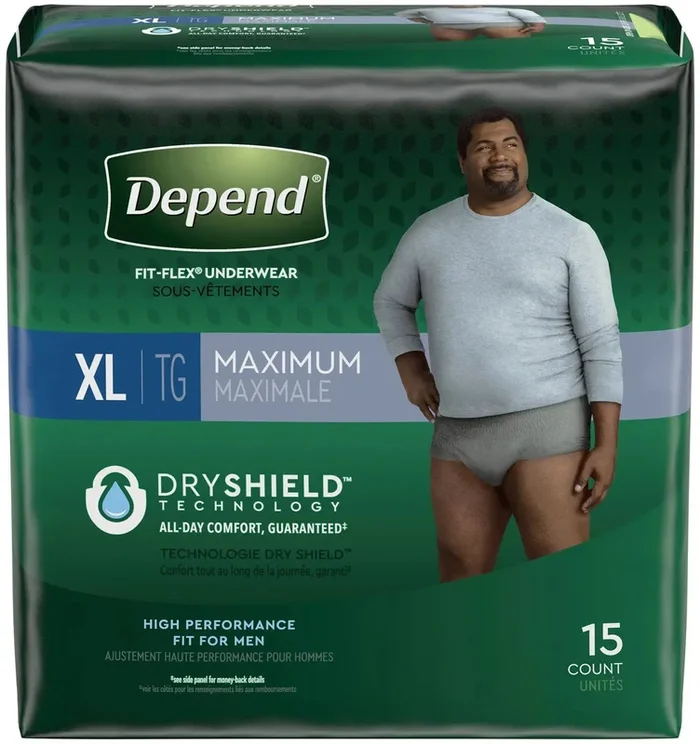 Depend Fit-Flex Underwear For Men