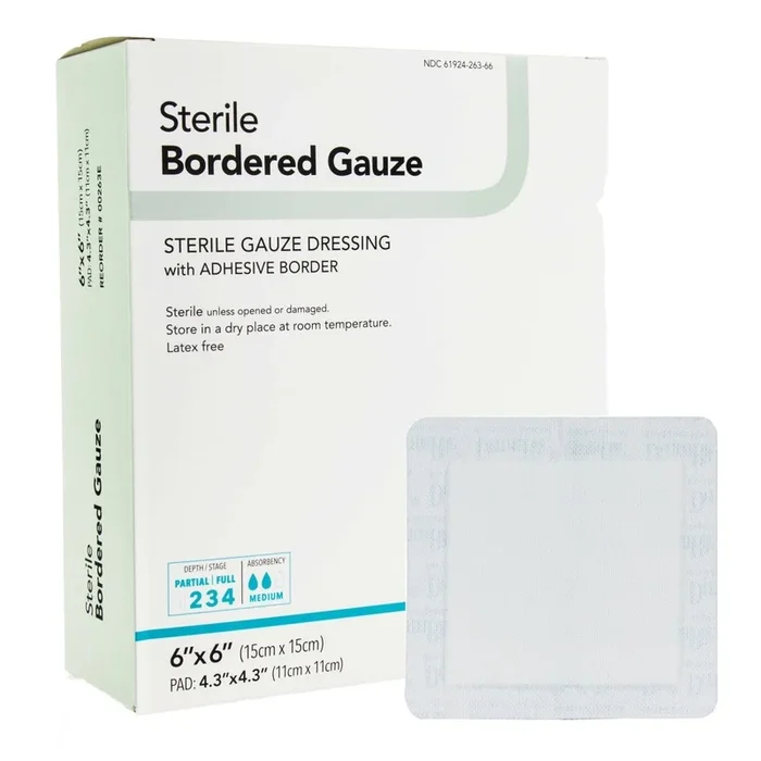 Dermarite Bordered Gauze Adhesive Dressing