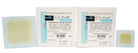 DermaRite Industries DermaFilm Hydrocolloid Dressing 2 X 2 Inch Square Sterile – 00229E