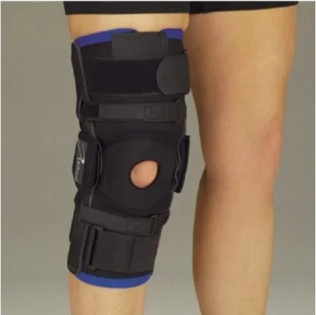 Deroyal Knee Brace Warrior Medium Wraparound / Hook And Loop Straps 18 To 20-1/2 Inch Circumference Left Or Right Knee – 14611006