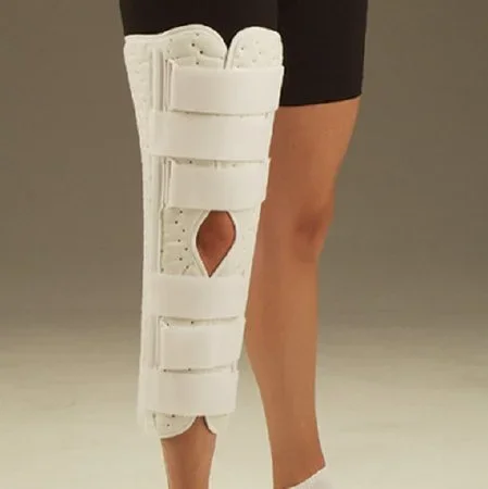 Deroyal Knee Immobilizer Sized Superlite Medium Hook And Loop Closure 20 Inch Length Left Or Right Knee – 7008-02