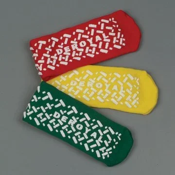 Deroyal Slipper Socks Bariatric Green – M3055-B