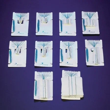Deroyal Surgical Neuro Sponge X-Ray Detectable Rayon 1/2 X 1/2 Inch 10 Count Pack Sterile – 30-054
