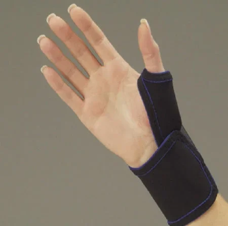 Deroyal Thumb Splint Thermo-Form X-Large Hook And Loop Closure Left Hand Black – 360XLL