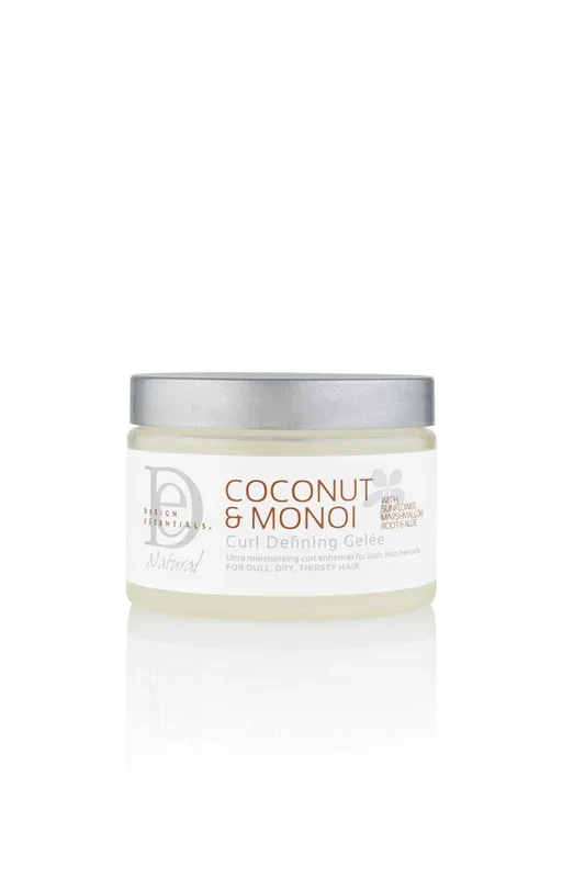 Design Essentials Coconut & Monoi Curl Defining Gelée 12oz