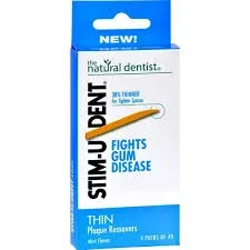 Designes de placa de Stim-u-dent menta delgada