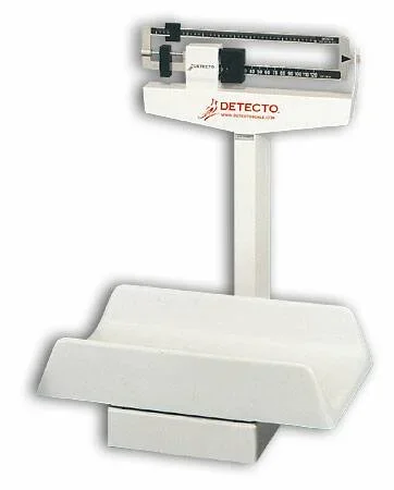 Detecto Scale Detecto Pediatric Scale Balance Beam 65 kg White Mechanical – 451
