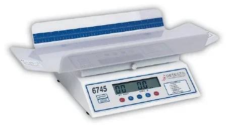 Detecto Scale Detecto Pediatric Scale Digital LCD Display 30 lbs. AC Adapter / Battery Operated – 6745