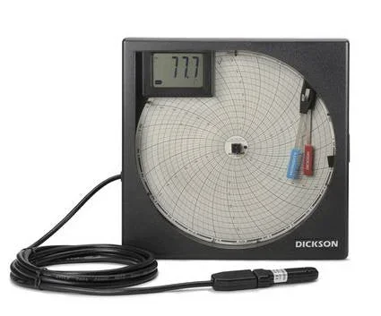 Dickinson Company Temperature and Humidity Chart Recorder 24-Hour / 7-Day / 31-Day – TH8P3