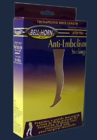 DJO Anti-embolism Stockings Knee High Small Beige Closed Toe – 11000S