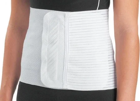 DJO ProCare Abdominal Binder Procare Small / Medium Hook and Loop Closure 20 – 42 Inch 9 Inch Unisex – 79-89364