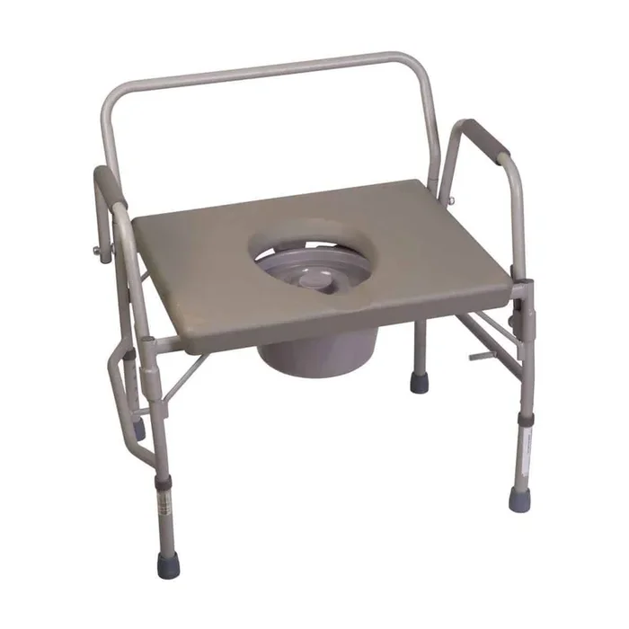 DMI Extra-Wide Bariatric Bedside Commode