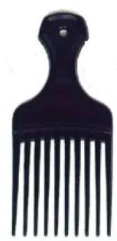Donovan Industries Dawn Mist Hair Pick 2-1/4 Inch Black Plastic – 567