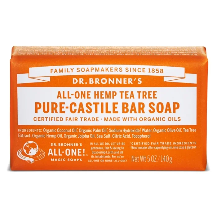 Dr. Bronner’s Tea Tree Castile Bar Soap (5 oz) #10074075