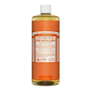 Dr.Bronners Liquid Soap Organic Rose 32Oz