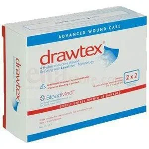 Drawtex Hydroconductive Dressing with Levafiber by Steadmed Medical