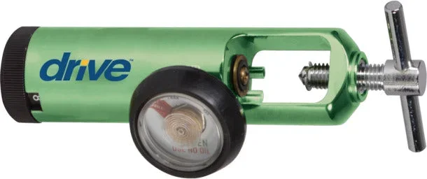 Drive Medical Drive Mini Oxygen Regulator Click Style 0 – 15 LPM DISS Outlet CGA-540 – 18304GMN